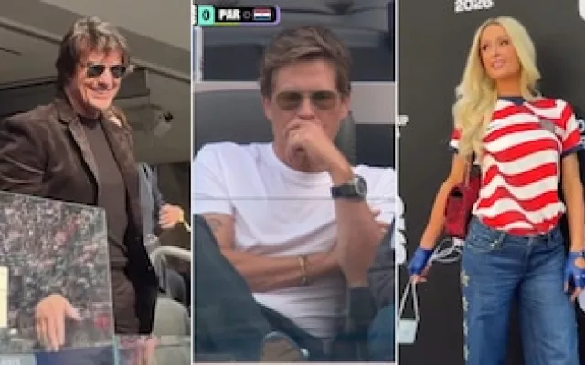 Celebridades internacionales presentes en las tribunas durante el partido de inauguración del Mundial 2026 en el SoFi Stadium.