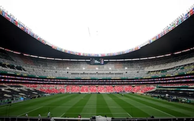 Estadio Azteca durante la ceremonia de apertura del Mundial 2026.