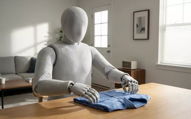 El robot humanoide Neo de 1X diseñado para tareas domésticas.
