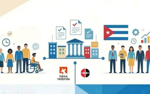 Ministro de Trabajo y Seguridad Social de Cuba durante una intervención oficial.