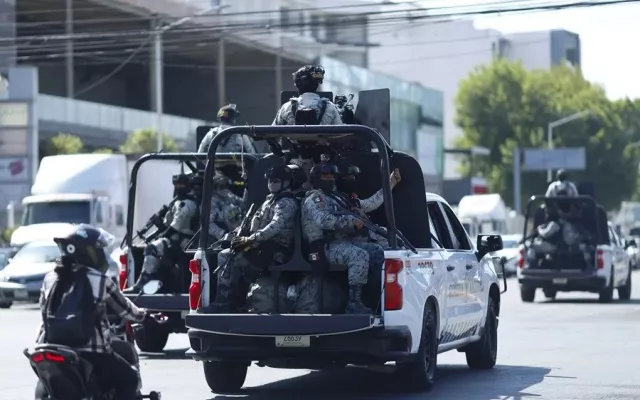 Fotografía relacionada con las operaciones contra el Cartel Jalisco Nueva Generación.