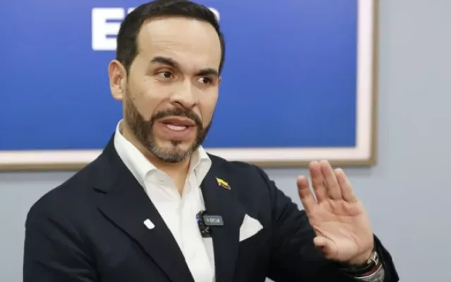 El presidente electo de Colombia, Abelardo De la Espriella, durante un acto público.