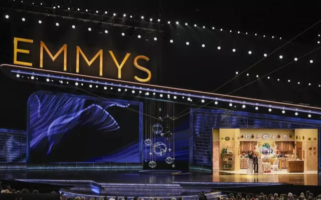 Logotipo y elementos gráficos referentes a la lista de nominados de los Premios Emmy 2026.