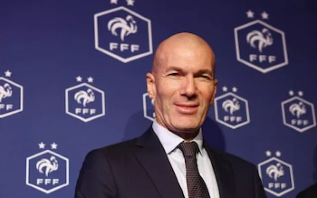 Zinedine Zidane durante su presentación oficial como nuevo entrenador de la selección de Francia.