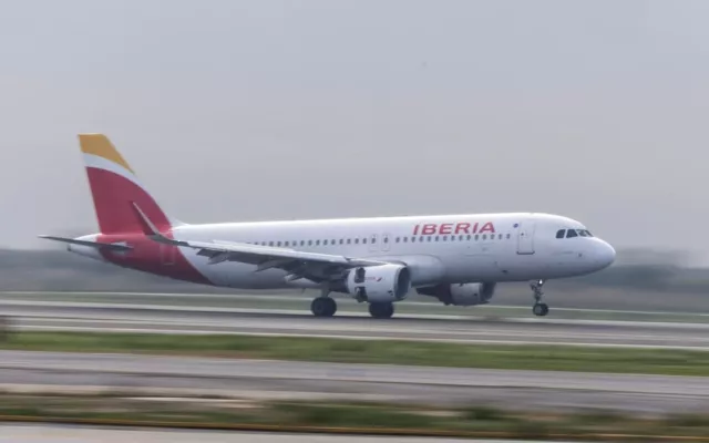 Imagen de archivo de un avión de Iberia.
