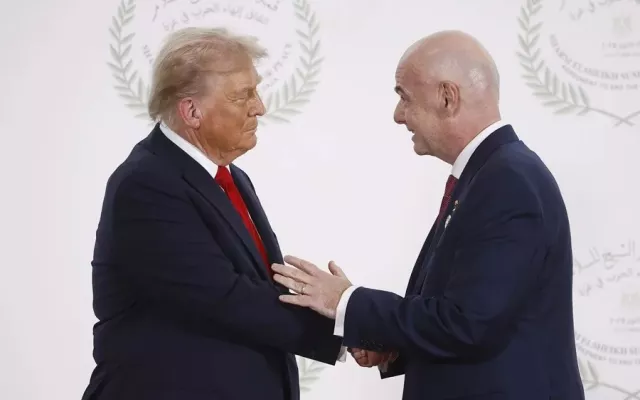 Donald Trump y Gianni Infantino en una imagen relacionada con la organización del Mundial 2026.