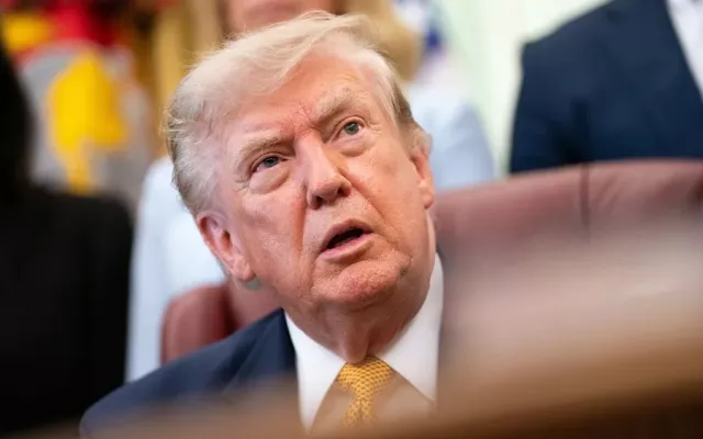 Donald Trump en el Despacho Oval de la Casa Blanca.