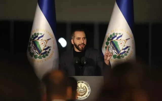El presidente de El Salvador, Nayib Bukele, en una fotografía de archivo. 
