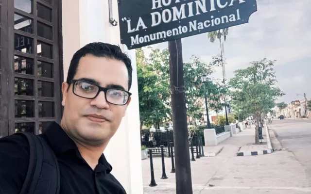 Fotografía del periodista cubano Abdiel Bermúdez.