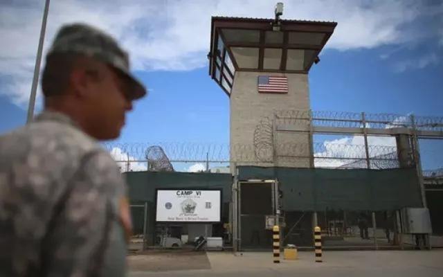 Vista exterior del complejo de detención en la base naval de Guantánamo.