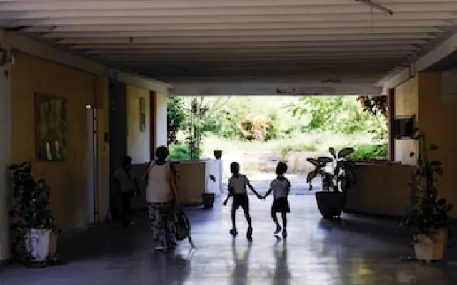 Instalaciones de un centro educativo cubano en medio de la crisis actual.