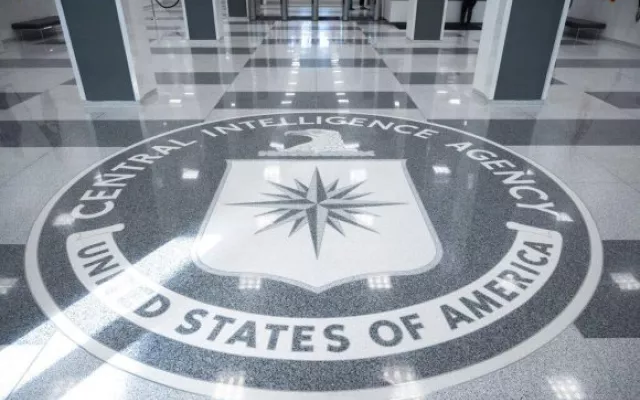 Logotipo de la Agencia Central de Inteligencia (CIA) de Estados Unidos.