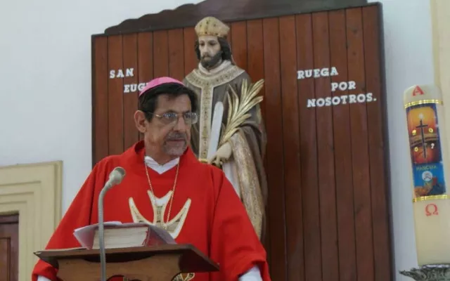 Retrato oficial de monseñor Mario Eusebio Mestril Vega, primer obispo de la Diócesis de Ciego de Ávila.