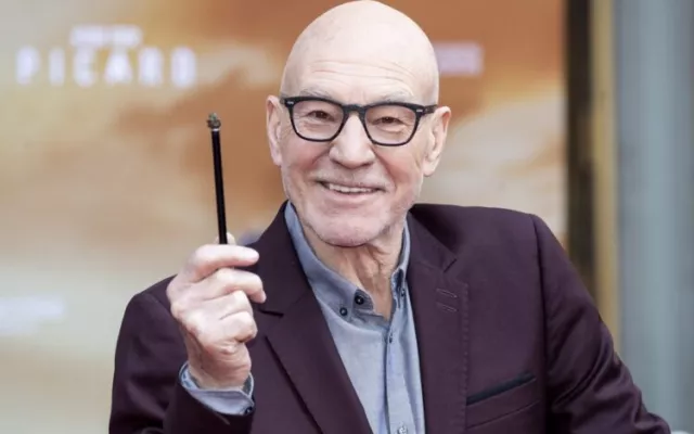 Fotografía de archivo del actor británico Patrick Stewart.